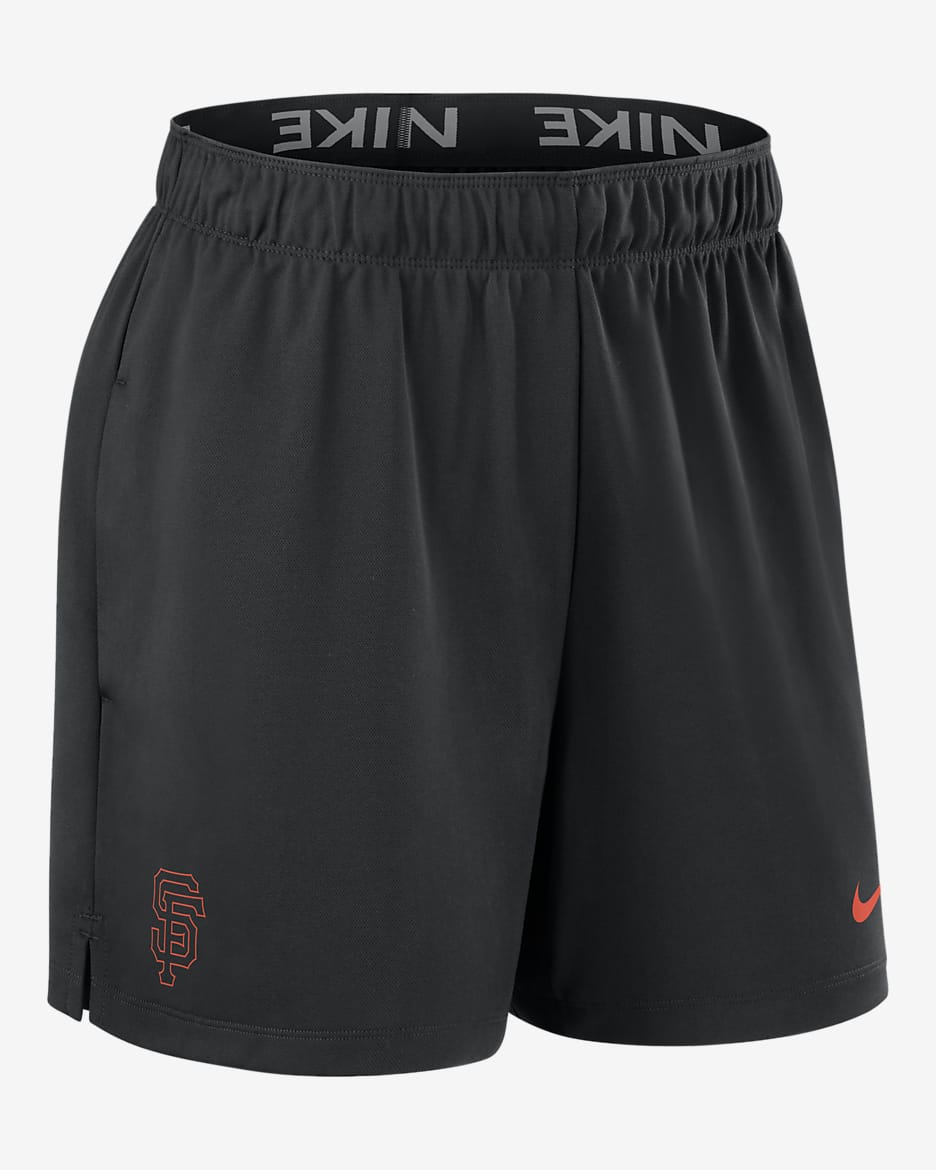 San Francisco Giants Authentic Collection Practice Women s Nike Dri FIT MLB Shorts. Nike